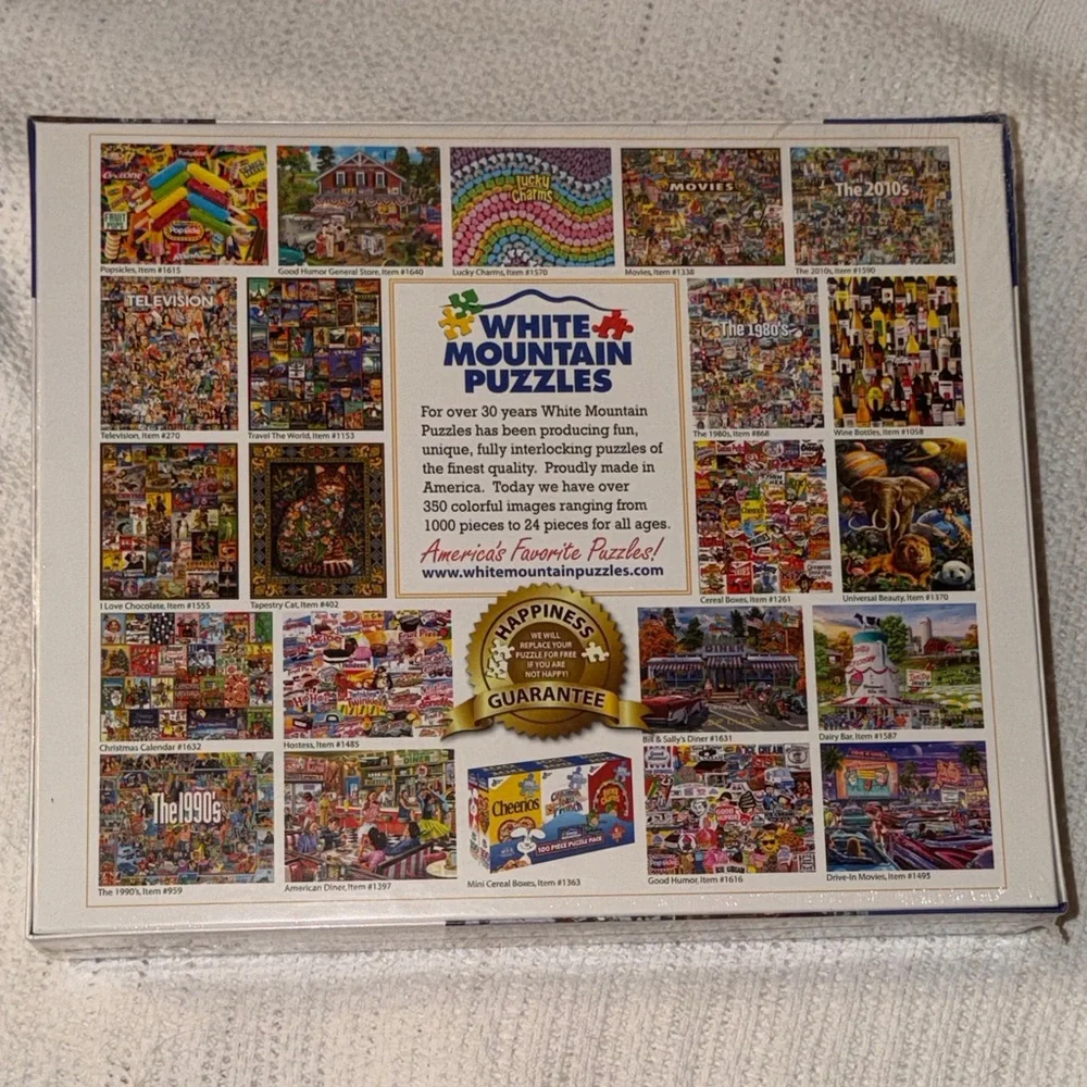White‎ Mountain Festive “Christmas House” Puzzle Holiday NEW